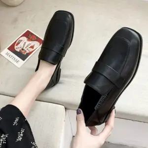 슬리퍼 여성 3컬러 데이트 코디 사각코 블러퍼 슈즈 신발