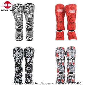 무에타이 정강이 보호대 남녀 MMA 훈련 킥복싱 스트라이킹 스파링 다리 발등 기능 포함