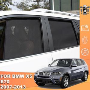 BMW X5 E70 2006-2013 용 마그네틱 자동차 차양 실드, 앞 유리 커튼, 뒷면 베이비 윈도우, 쉐이드 바이저