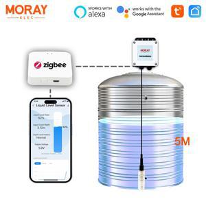 ME202WZ 5m 지그비 와이파이 탱크 액체 깊이 레벨 미터 모니터 물 추가 레벨 게이지 수중 액체 레벨 센서