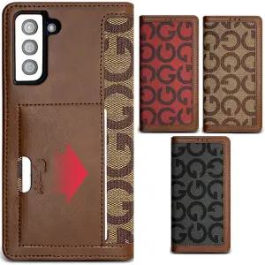 갤럭시a34 브라우니 카드 플립 케이스 a346 50대남성 휴대폰 백포켓