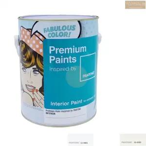 팬톤 벽지 위에 바르는 흰색 페인트 4L 반광 화이트 걸레받이 몰딩 방문