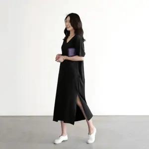 여성 3컬러 홈웨어 데일리 여름 브이넥 반팔 롱원피스 베이직 패션