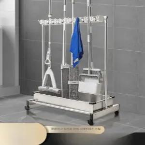 마포 걸레 걸이 도구 행거 거치대 정리 보관함 업소용 청소 마대 랙