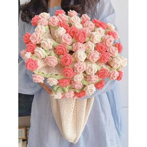 꽃다발 담요 DIY 블랭킷 친구선물 뜨게꽃 선물 이쁜담요 여자친구 만들기 캠핑담요 뜨개질