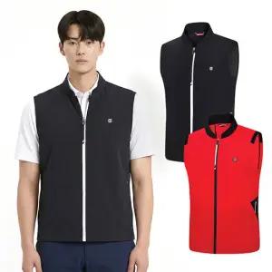 비티알 남성 여름 냉감 펀칭 스트레치 골프 조끼