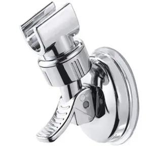 위즈템 흡착식 각도조절 샤워거치대 색상실버 위즈템 흡착식샤워기