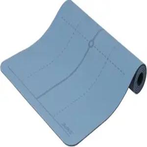 SNPE 밸런스 매트 - 자세 운동 요가 필라테스 홈 운동을 위한 정렬 라인이 있는 미끄럼 방지