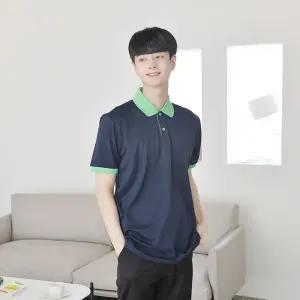 교복몰 투컬러 배색 피케티 9컬러 남여공용 반티 단체 복 카라티 생활복 반티 유니폼 티셔츠 가족