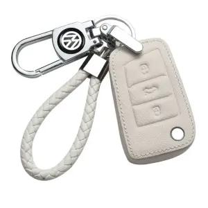 폭스바겐 키케이스 양가죽 염소가죽 키링 파사트 티구안 아테온 제타 골프