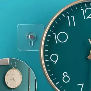 무타공 강력 접착식 시계 액자 그림 나사 후크 걸이 접착식무타공후크걸이