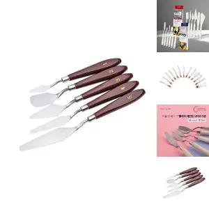 5종 세트 페인팅 칼 유화칼 학생용 문구 용품/아크릴/나이프/유화/미술용/도예/물감/물감용칼/물감칼/미술