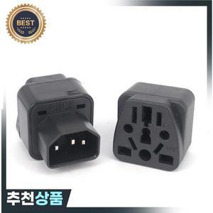 IEC 320 C14 UPS 전원 커넥터 플러그 10A 250V  암 AU/US/UK/EU 소켓-C14 수 변환기 어댑터