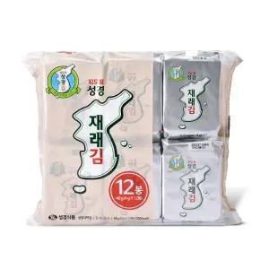 지도표 성경김 재래 식탁김 4g 12봉 x 4개 (총 48봉)