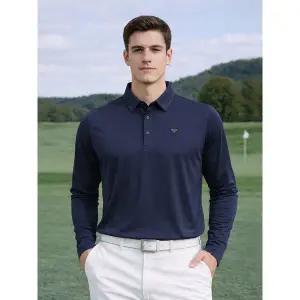 [데니스골프][DENNIS] 26SS신상 남성 시그니처 긴팔카라티_NARSMTS001