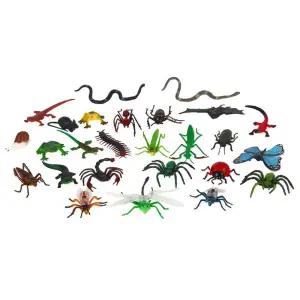 리얼 모형 미니 곤충 파충류 피규어 26p