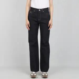 플랙 여성 청바지 로그 스트레이트 생지 PJTH5LGD901