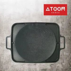 사각 캠핑 IH 아툼 인덕션 팬 멀티 그리들