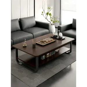 소파테이블 거실 사무실 로비 회의용 철제 프레임 원목 상판 다용도 인테리어 탁자