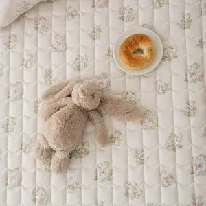 송화침장 알러지케어 소프트 모달 사계절 먼지 없는 차렵이불 SS 침대패드