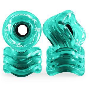 SHARK WHEEL 72MM 롱보드 크루징 휠, 포뮬라, 4개 세트 DNA 바퀴