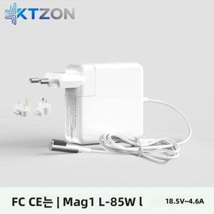 85W MagSafe 1 L자형 전원 어댑터 충전기, 맥북 프로 A1286 A1343 A1551 및 기타 모델용 교체품, CE FCC Ro