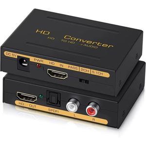 4K X 2K HDMI 호환 오디오 추출기 광학 TOSLINK SPDIF + 3.5mm 스테레오 분배기 변환기