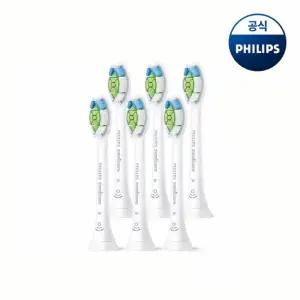 PHILIPS 소닉케어 W 옵티멀 화이트 칫솔모 화이트 6개입 HX6066 14