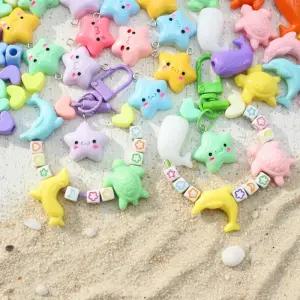 30인용 별과 바다 친구들 키링 만들기 부자재 가방키링 악세사리 재료 기관 단체 체험 활동 수업 봄이오나봄 키트