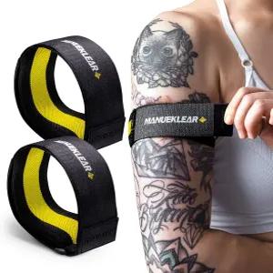 마누클리어 여성용 혈류 제한 밴드 부티 운동용 스쿼트 힙 빌딩용 BFR 폐색 허벅지