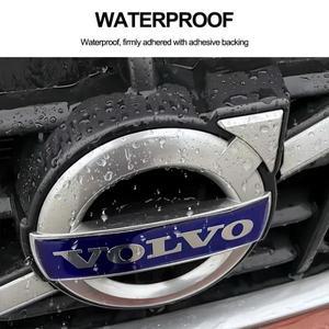 볼보 호환 XC60 V40 V60 S60 V50 V90 S80 C40 V70 XC70용 호환 자동차 차량용 호환 전면 그릴 엠블럼 리어