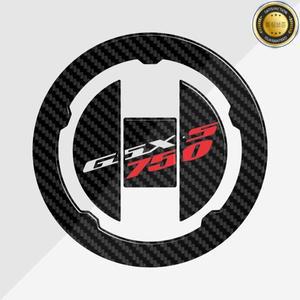 탄소 섬유 오토바이 연료 탱크 패드 캡 데칼 가스 스티커 SUZUKI GSX-S750 750