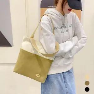 여자 간편 외출 배색 숄더 에코백 미니 숄더백 토트백 버킷백 데일리백 크로스백 대학생