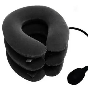 목 견인 스트레칭 기구 경추 베개 거북목 일자목 자세 개선 공기 주입식 펌프