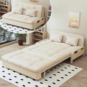 접이식 소파침대 원룸 겸용 스펀지 다기능 3인 소파겸용 밤나무 쇼파 소파겸침대 소파베드
