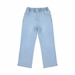 [애플핑크] 일자 와이드핏 워싱진 APP9T105GSL_LB