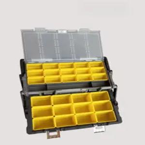 공구 자재 보관함 휴대용 2단 공구박스 칸막이 부품함 볼트 너트 튼튼한 정리함 5051B