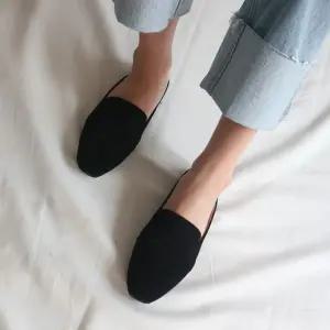 스웨이드 블로퍼 여자 구두슬리퍼 빅사이즈 사무실뮬 사무실슬리퍼