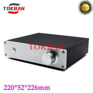 Tokban Audio 2205 220*52*226mm 알루미늄 HIFI 프리 앰프 섀시 인클로저 DIY 헤드폰 DAC 케이스 쉘