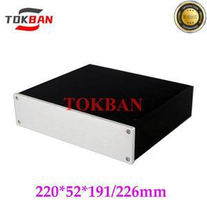 Tokban Audio 2205B 220*52*191226mm 모든 알루미늄 HIFI 프리 앰프 섀시 인클로저 DIY 디코더 DAC 헤드폰