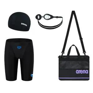 아레나 남아동 생존수영키트 다이브 남아 4부 4종세트 AYAB1PB01