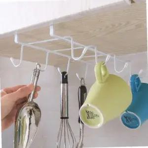 주방 옷장 행거 철제 8구 다용도걸이