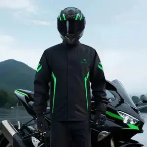 오토바이 라이딩용 남성 레인코트 방수 바지 세트 방한 낚시복 방수 우의 레인웨어 겨울철 차량용