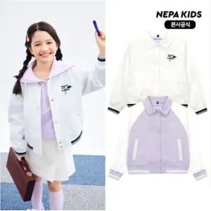 [롯데백화점]네파 여아 바시티 봄버자켓 KL20601