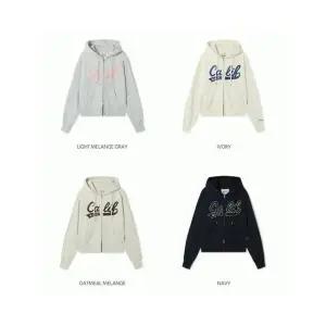 [하프클럽/후아유]후아유 여성 패치 크롭 후드집업 / Patch Crop Hood Zip-up(Brushed