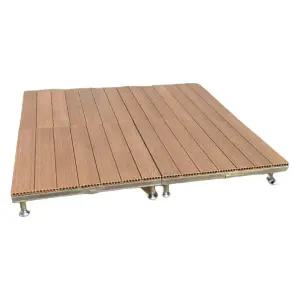 조립식 평상 옥상 테라스 마당 야외용 실내 정원 나무 정자 들마루 블랙 펜션 테이블 데크