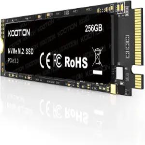 KOOTION 256GB NVMe M.2 PCIe 2280 SSD Gen3x4 내장 솔리드 스테이트 드라이브 하드 최대 3000MB/s 노트북