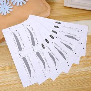 타투가이드 눈썹문신 눈썹가이드 눈썹모양 스티커 눈썹그리기