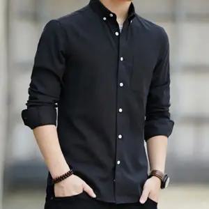 베이직 남자 긴 팔 셔츠 캐주얼 남성 긴 팔 셔츠