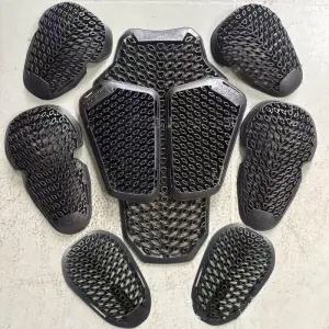 CE 레벨 2 오토바이 보호대 아머 보호 백 패드 충격 방지 어깨 팔꿈치 무릎 내장 장비